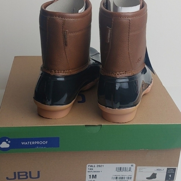 JBU Little boys Maplewood casual Duck tan  Boots size 1M - Picture 4 of 6